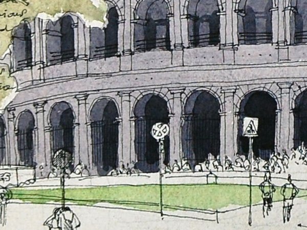 Colosseum in Rome | Named after the gigantic statue of Nero that once stood nearby.