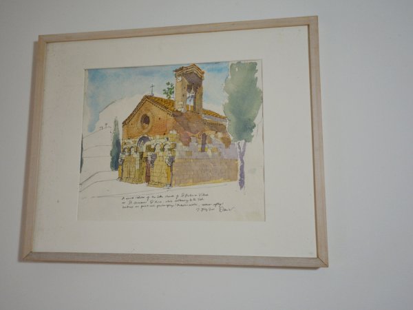 San Pietro in Villore | An early morning trip led to this sketch of the beautiful church of San Pietro in Villore