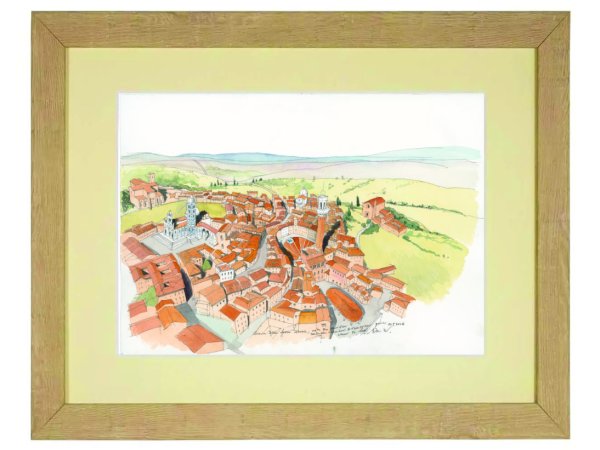 Map of Siena | My personal view of Siena seen from above