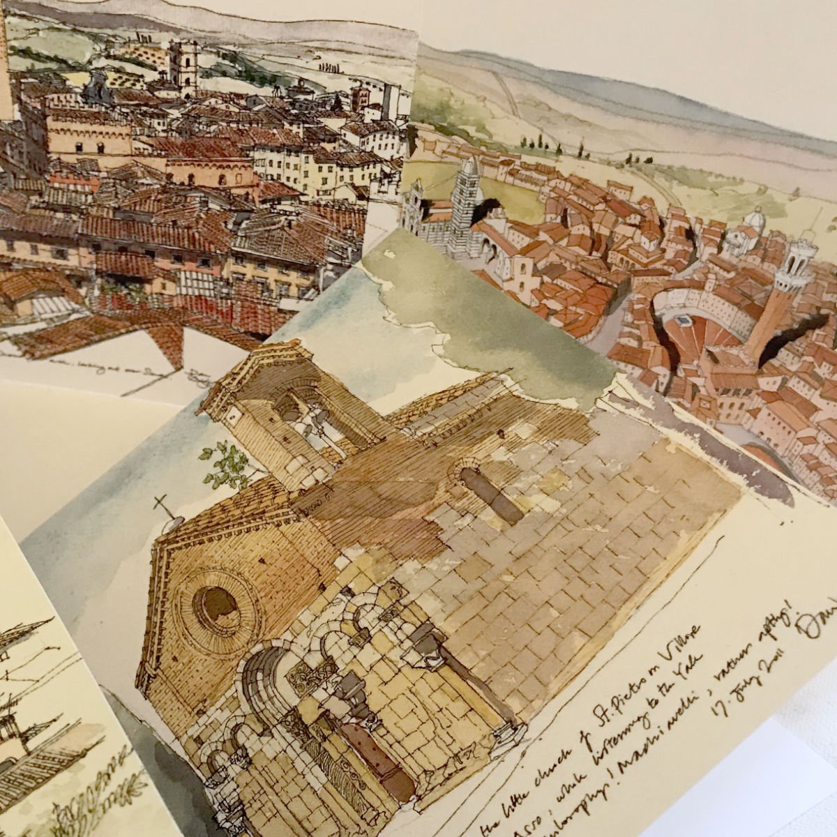 5 Cards of Siena and Surroundings