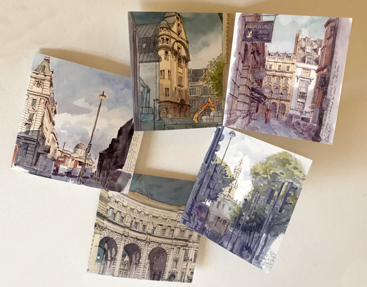 London Pack of 5 Cards