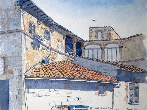 Convent in Casole | The old convent in Casole d'Elsa