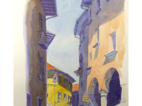 Cannobio | The narrow arched streets of Cannobio