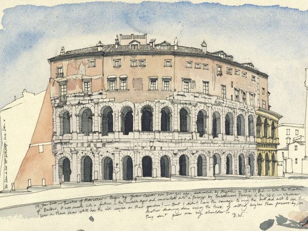 Theatre of Marcellus | A Theatre, then a Fortress, a Palace and still inhabited today.